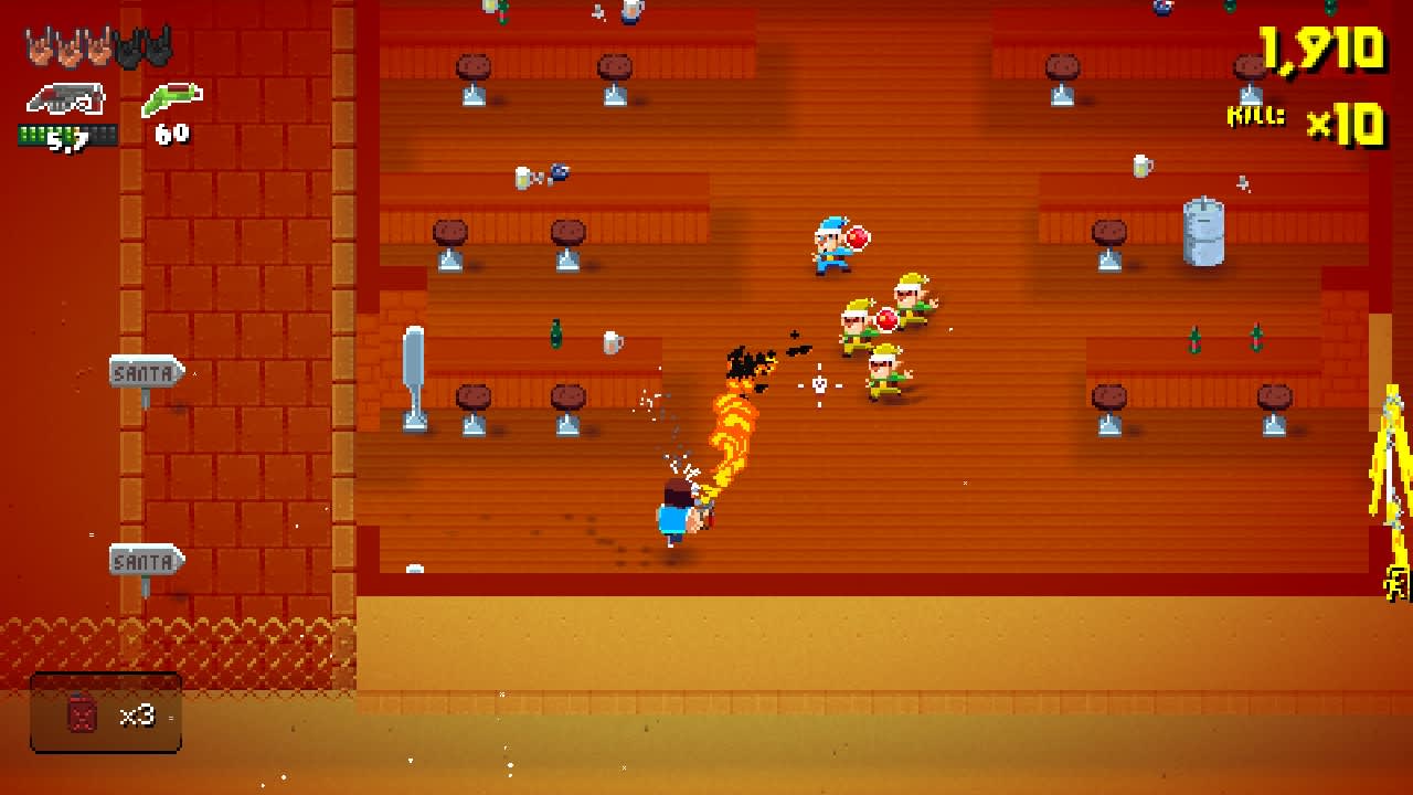 Headbangers in Holiday Hell screenshot 2