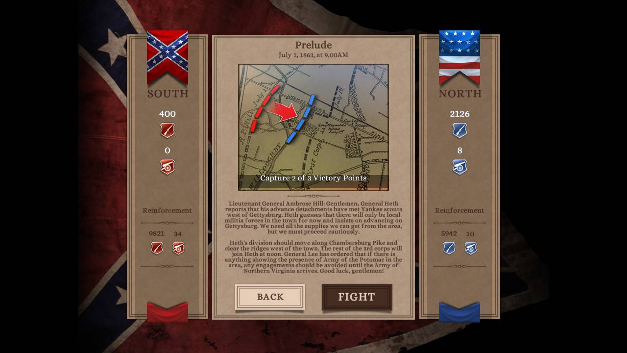 Ultimate General: Gettysburg screenshot 2