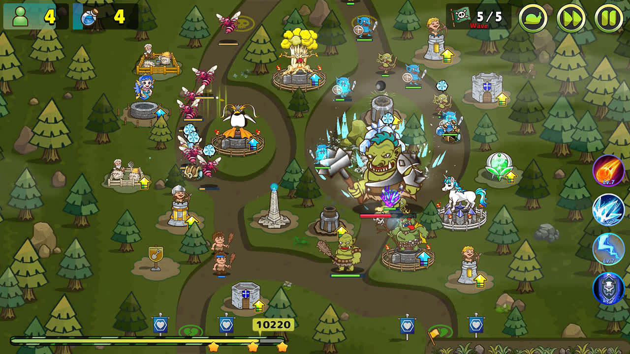 Luna & Monsters Tower Defense -The deprived magical kingdom- screenshot 3