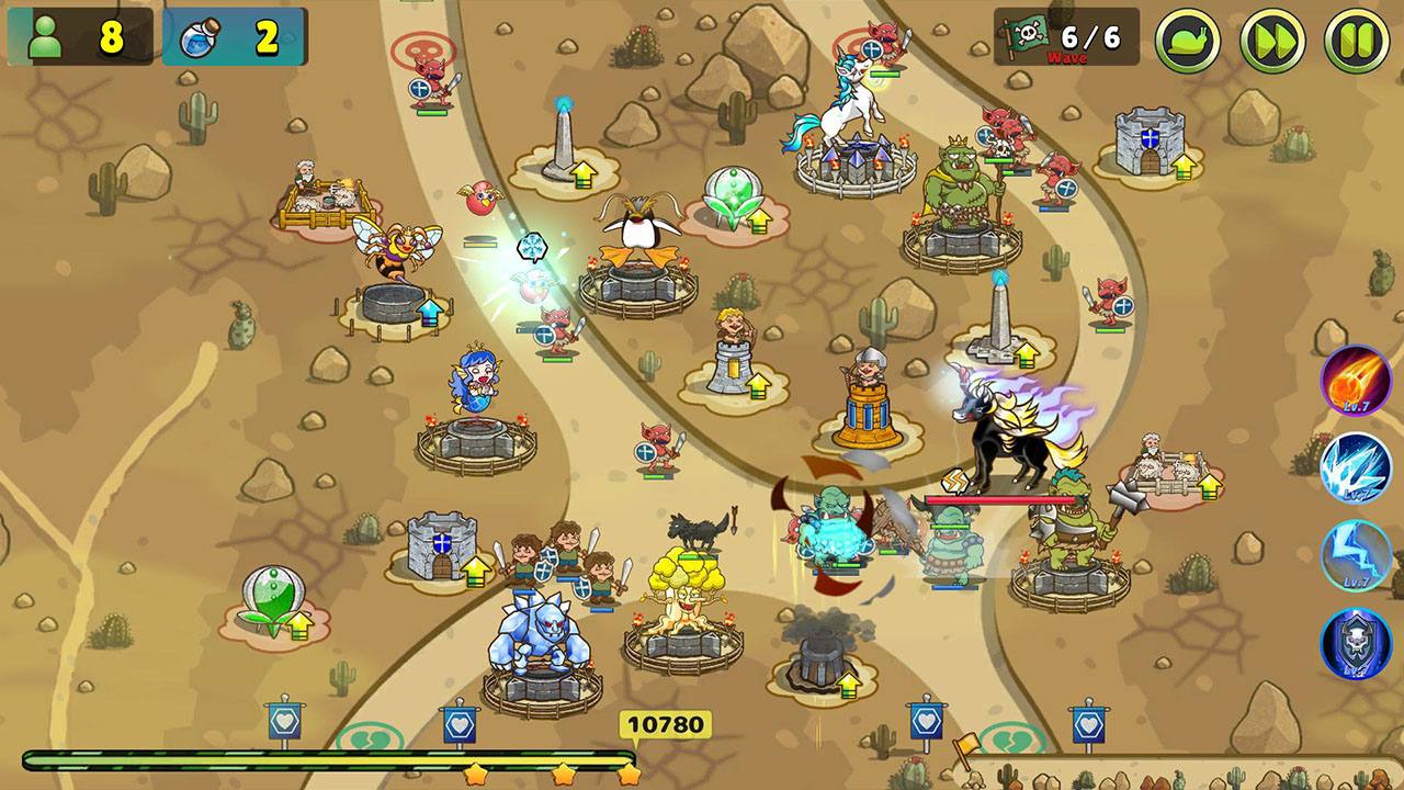 Luna & Monsters Tower Defense -The deprived magical kingdom- screenshot 4