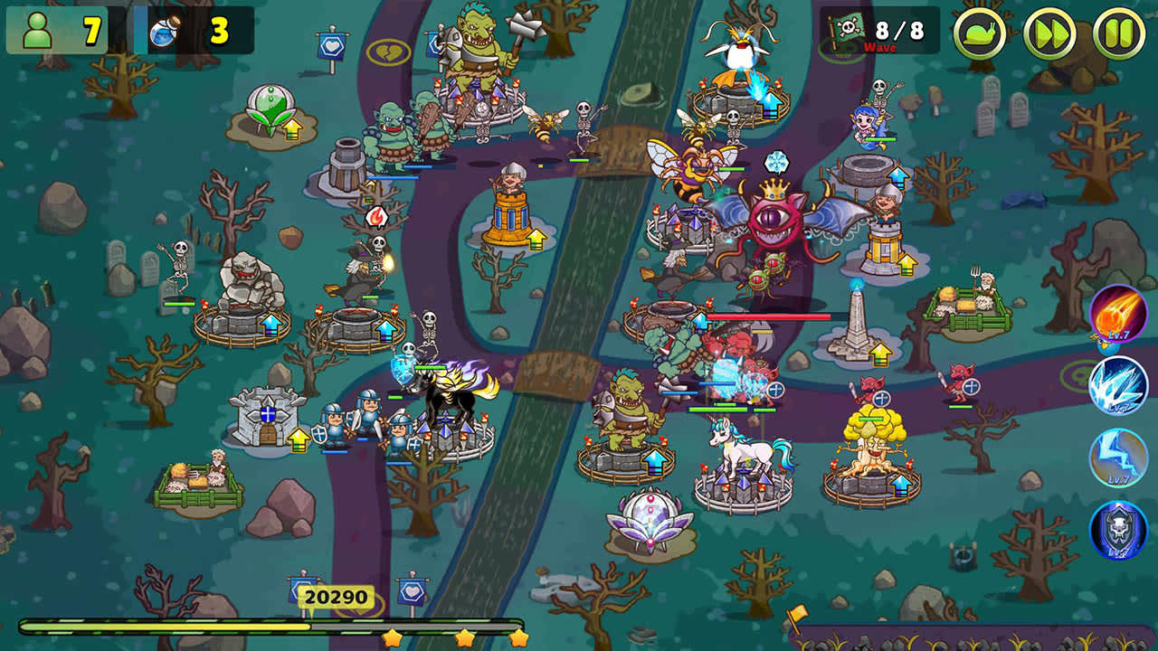 Luna & Monsters Tower Defense -The deprived magical kingdom- screenshot 2