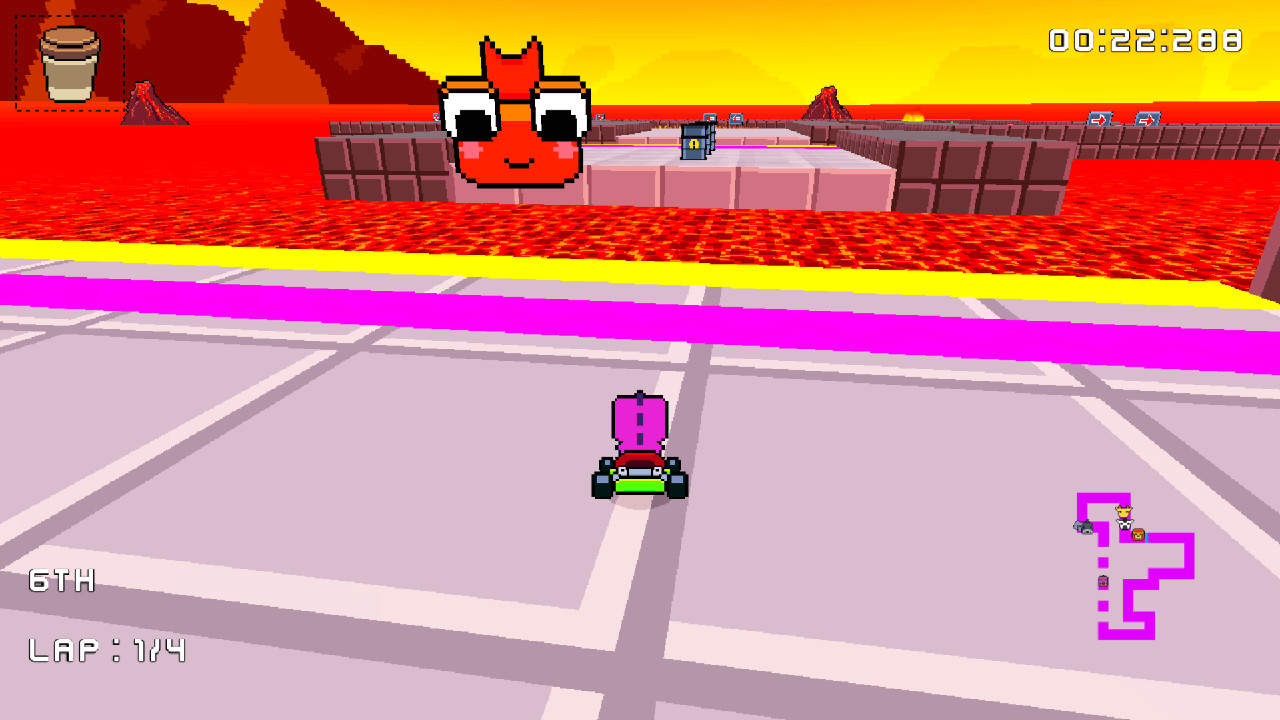 Retro Kart Rush screenshot 3