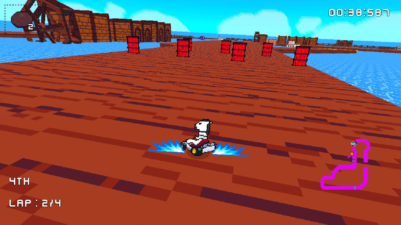 Retro Kart Rush screenshot 2