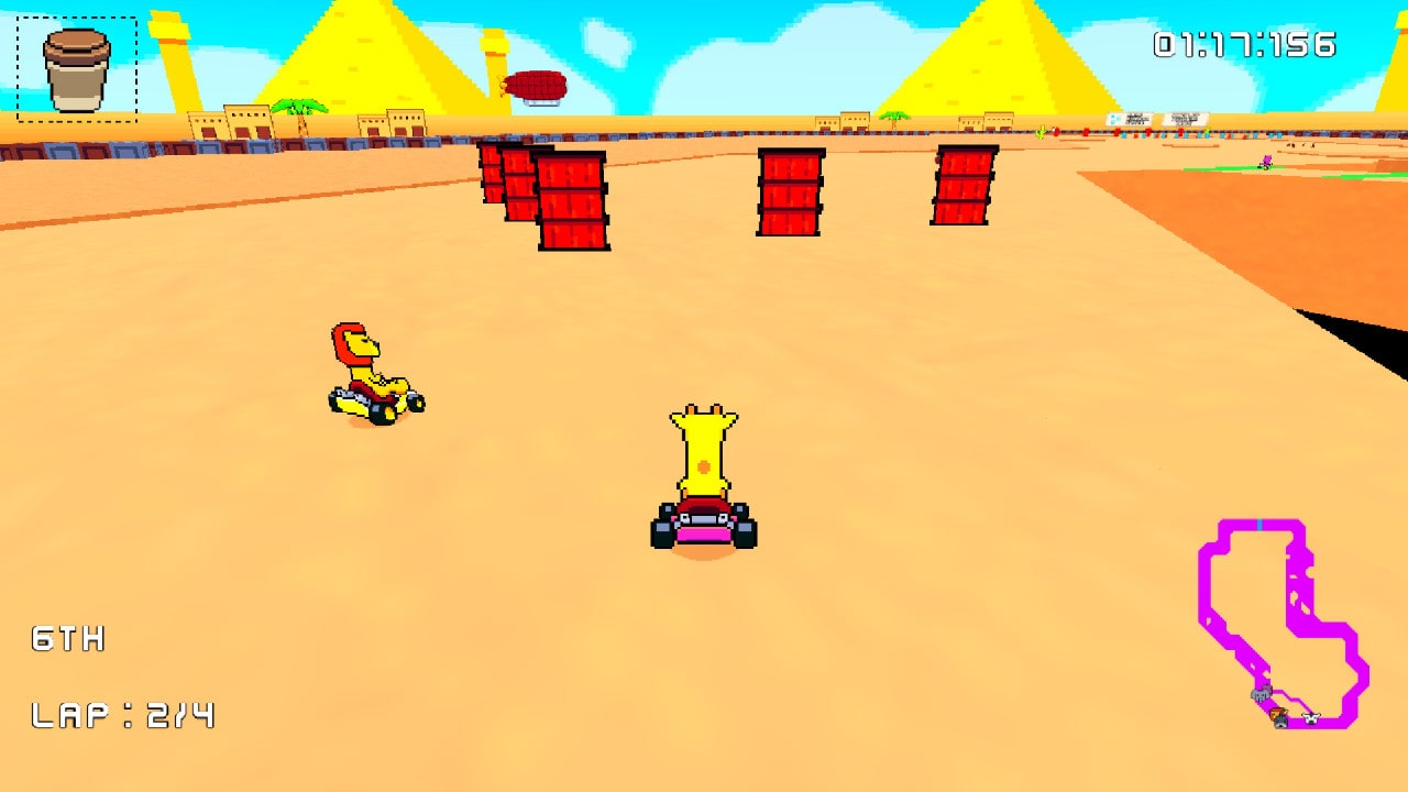 Retro Kart Rush screenshot 4
