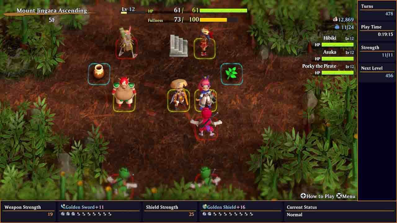 Shiren the Wanderer: The Mystery Dungeon of Serpentcoil Island screenshot 2