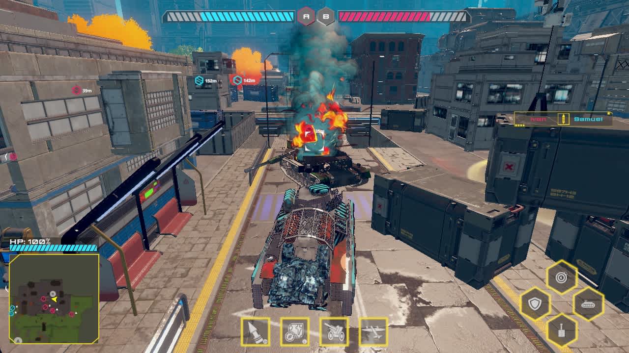 Anime Tank Blitz: Warbound Legends screenshot 2