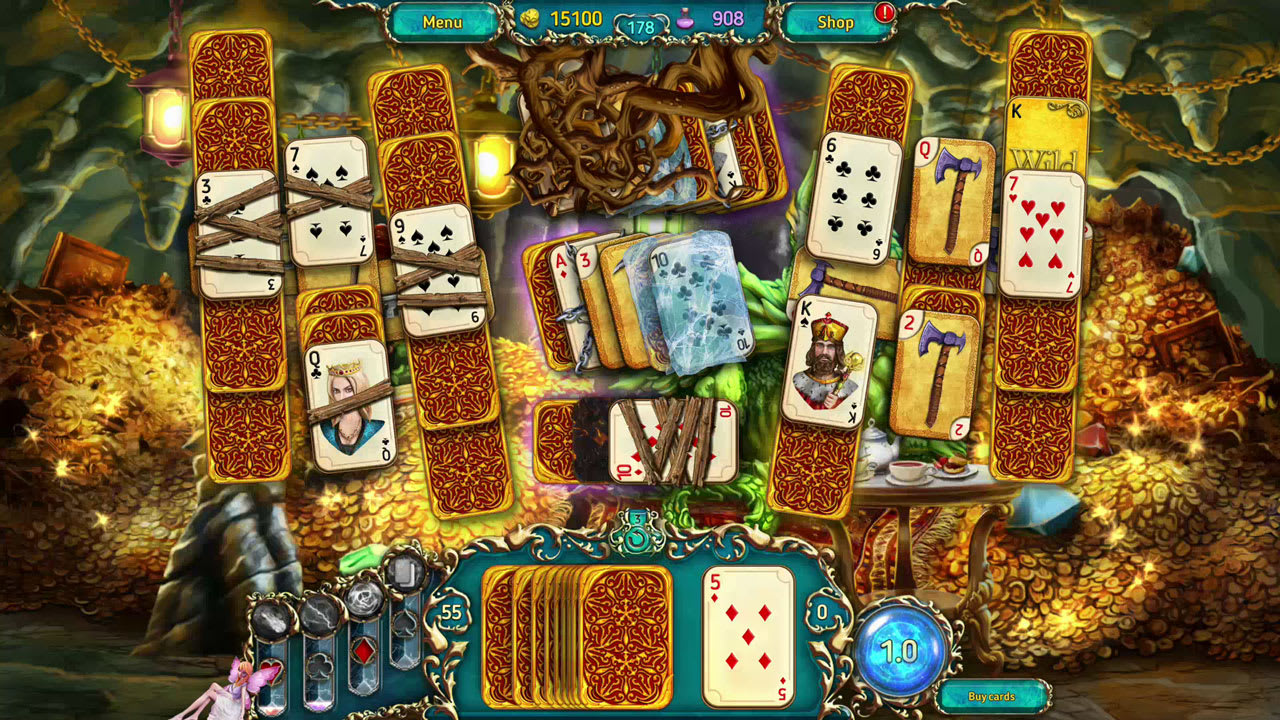 Dreamland Solitaire: Dragon's Fury screenshot 3