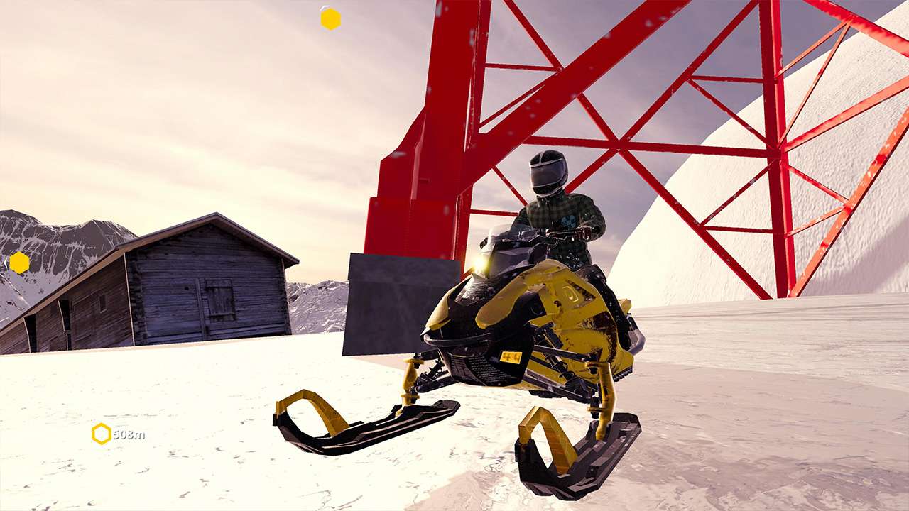 Snow Moto - Racing Adventure screenshot 2