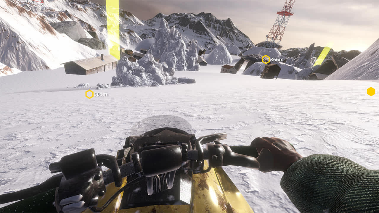 Snow Moto - Racing Adventure screenshot 1