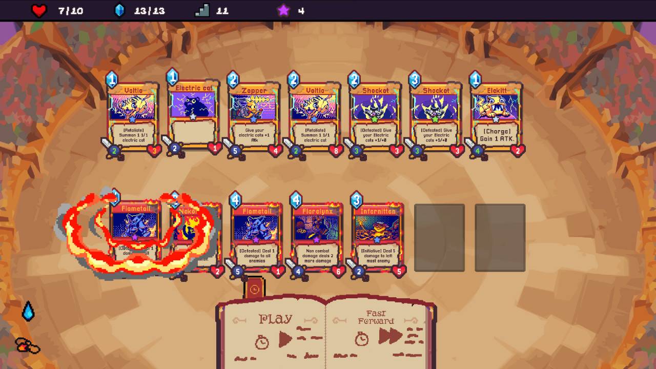 Spellcats: Auto Card Tactics screenshot 4