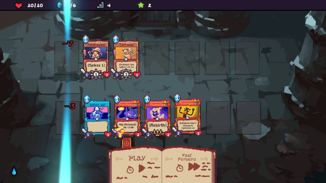 Spellcats: Auto Card Tactics screenshot 1