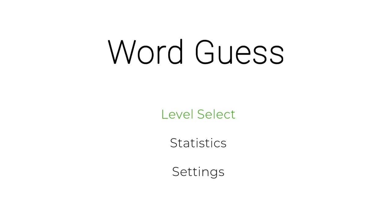 Word Guess screenshot 1