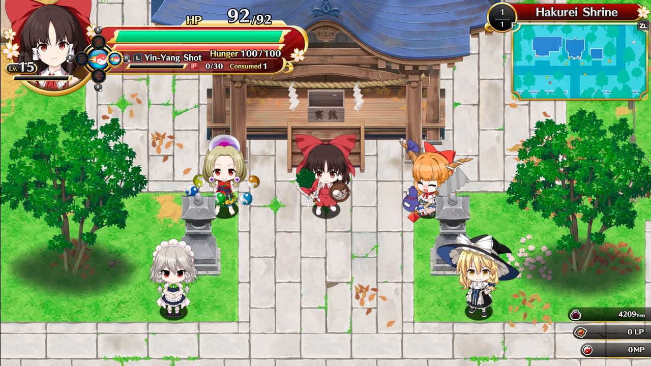 Touhou Genso Wanderer -FORESIGHT- screenshot 2