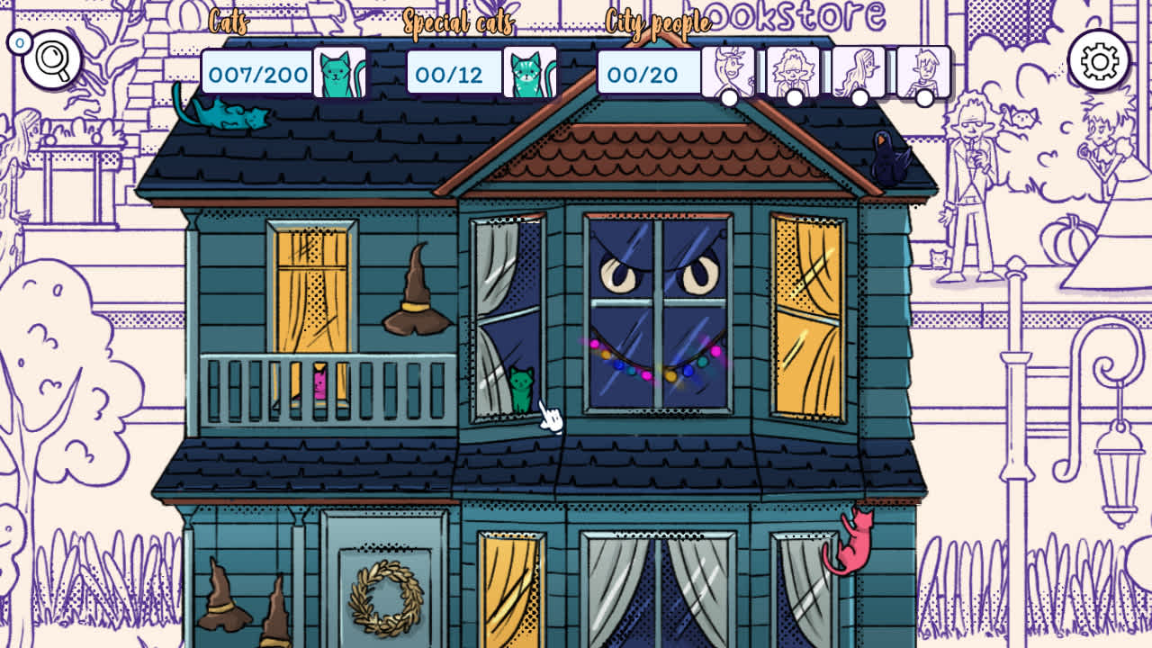 Hidden Cats in Spooky Town screenshot 3