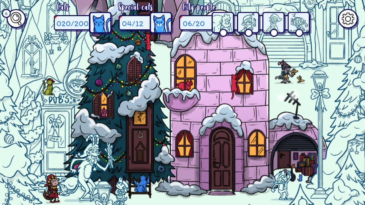 Hidden Cats in Santa's Realm screenshot 1