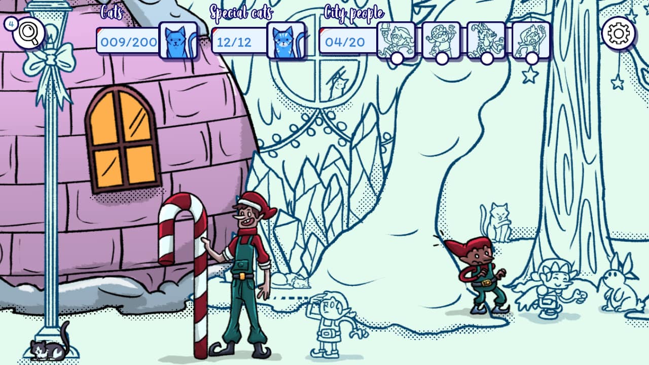 Hidden Cats in Santa's Realm screenshot 4