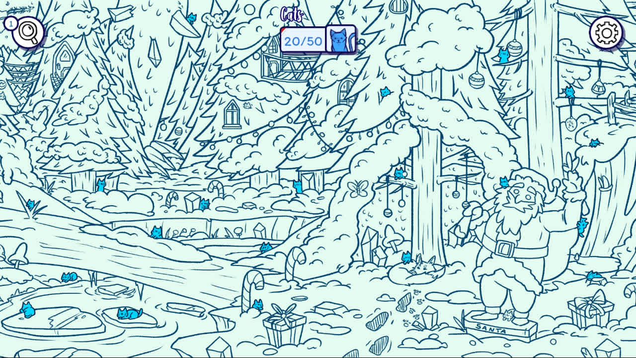 Hidden Cats in Santa's Realm screenshot 3