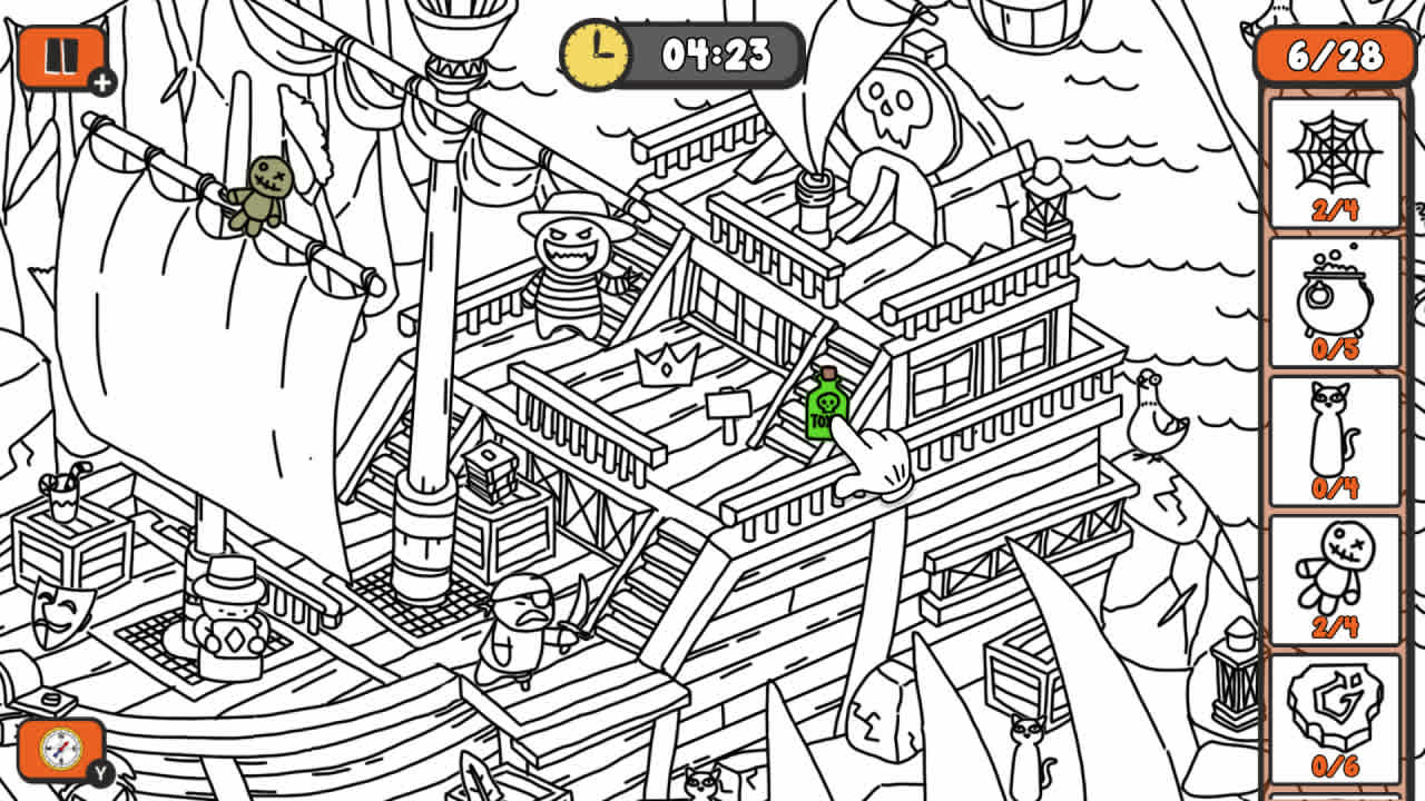 Doodle Hunt: Halloween Rush screenshot 1