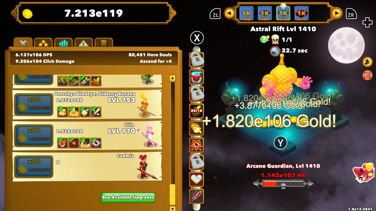Clicker Heroes screenshot 4