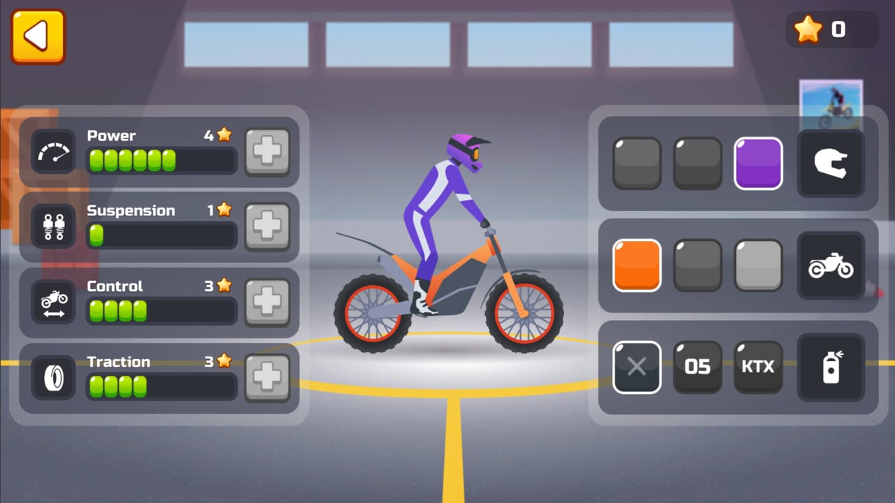 Hill Climb on a Motorcycle screenshot 2