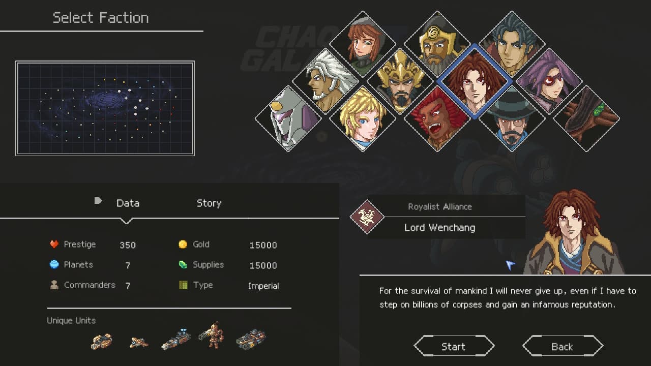 Chaos Galaxy 2 screenshot 2