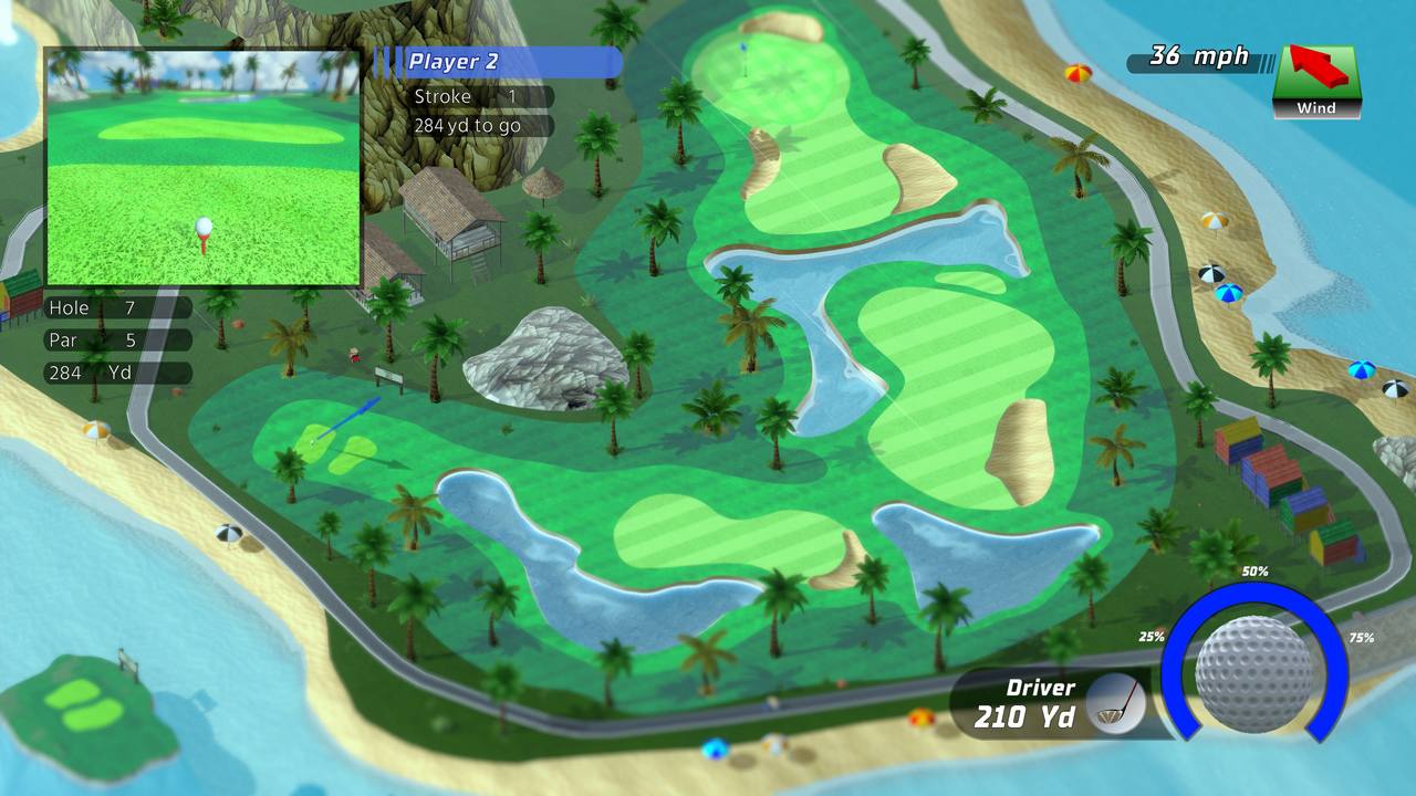 Golf Up Tropical screenshot 2