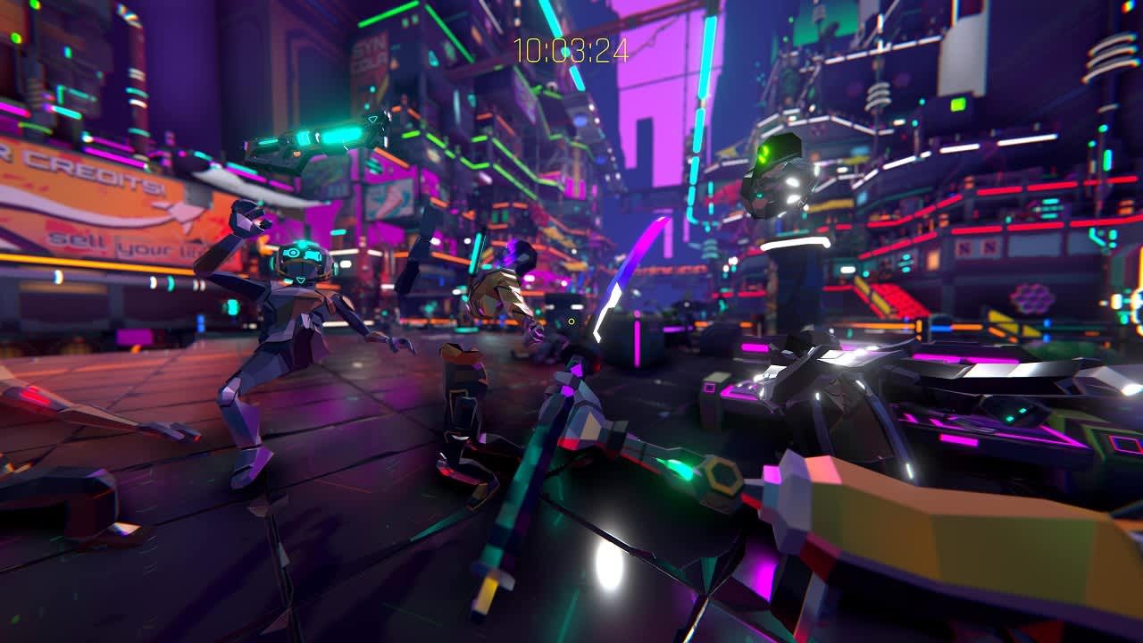 CYBERSLAYER: No Time to Regret screenshot 1