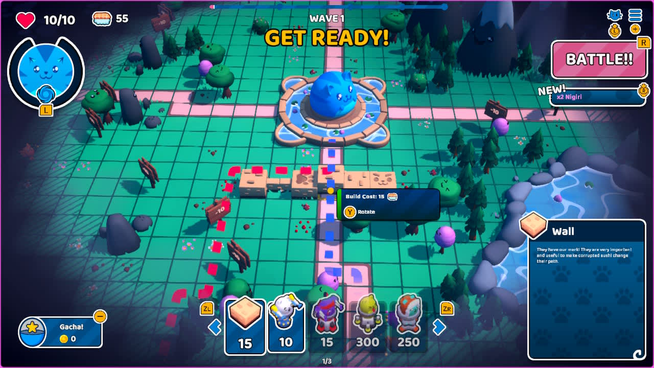 Sushi Cat - Tower Defense screenshot 1
