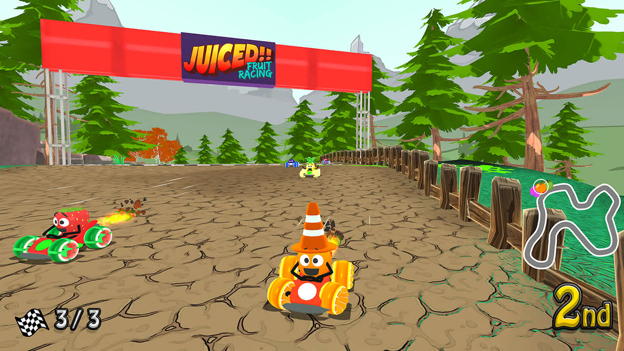 Juiced Fruit Racing screenshot 1