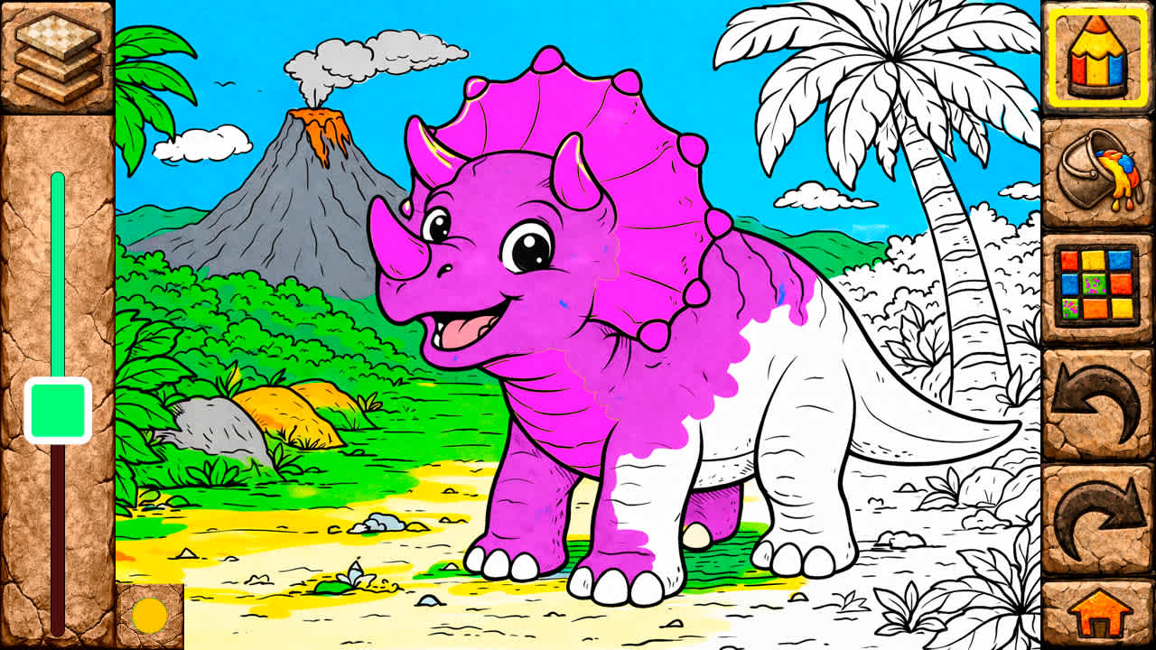 Animal Coloring Books for Kids & Toddlers - Dinosaurs screenshot 4