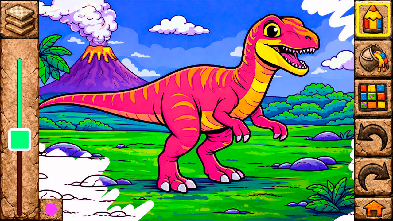 Animal Coloring Books for Kids & Toddlers - Dinosaurs screenshot 3