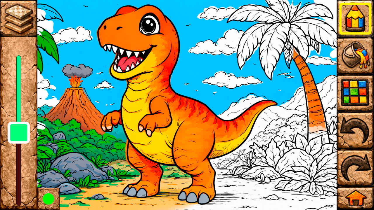 Animal Coloring Books for Kids & Toddlers - Dinosaurs screenshot 1