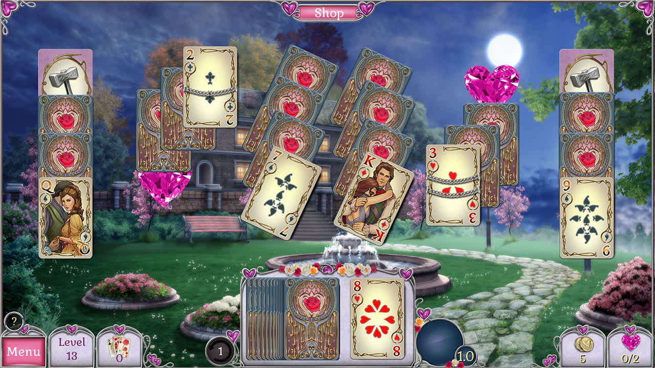 Jewel Match Solitaire L'Amour screenshot 1