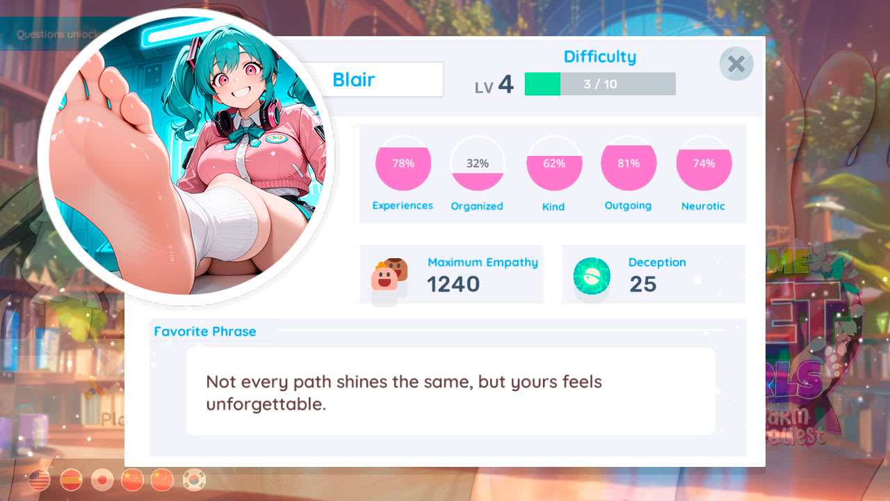 Anime Feet Girls: The Charm Finder Quest screenshot 4