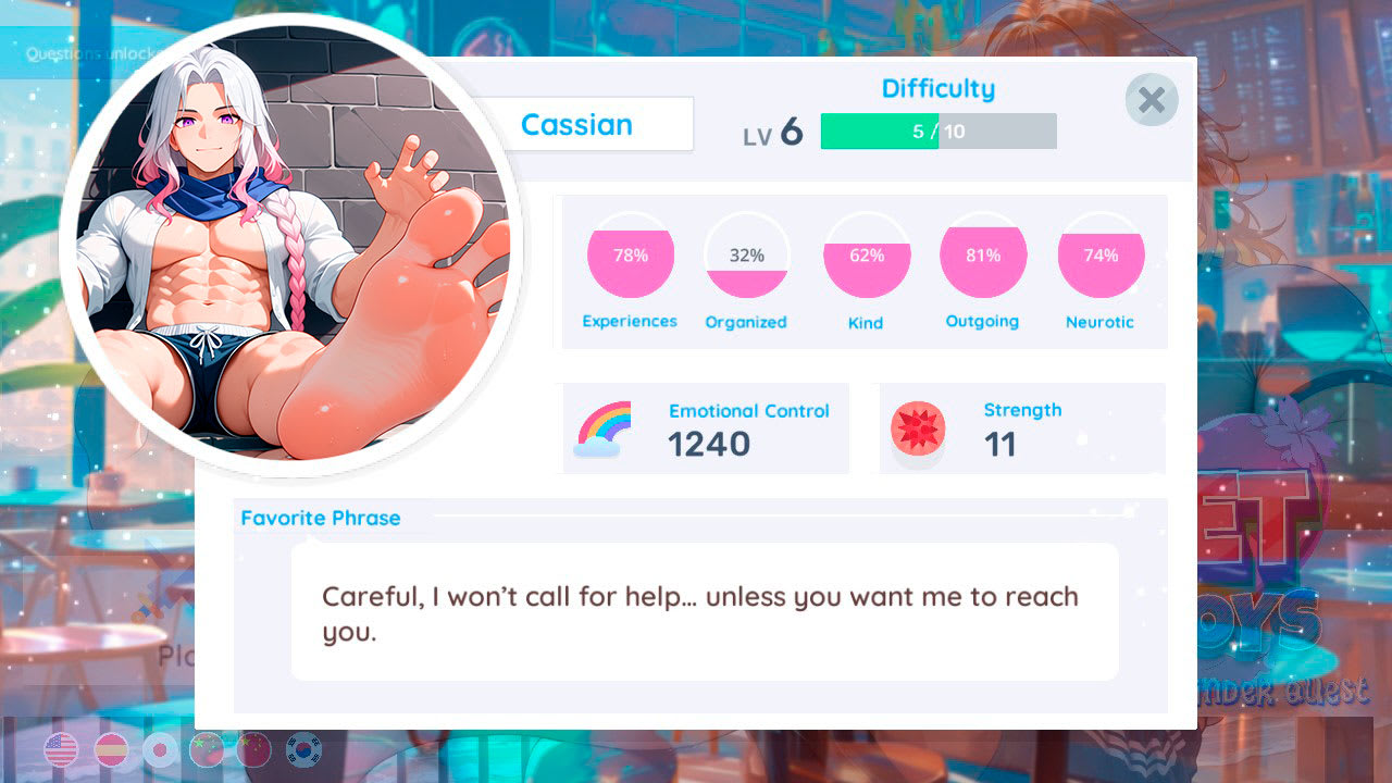 Anime Feet Boys: The Charm Finder Quest screenshot 4