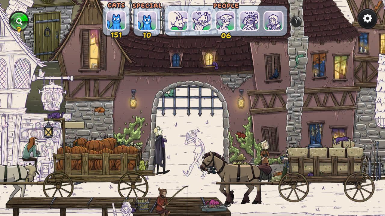Hidden Cats in Spooky Village screenshot 4