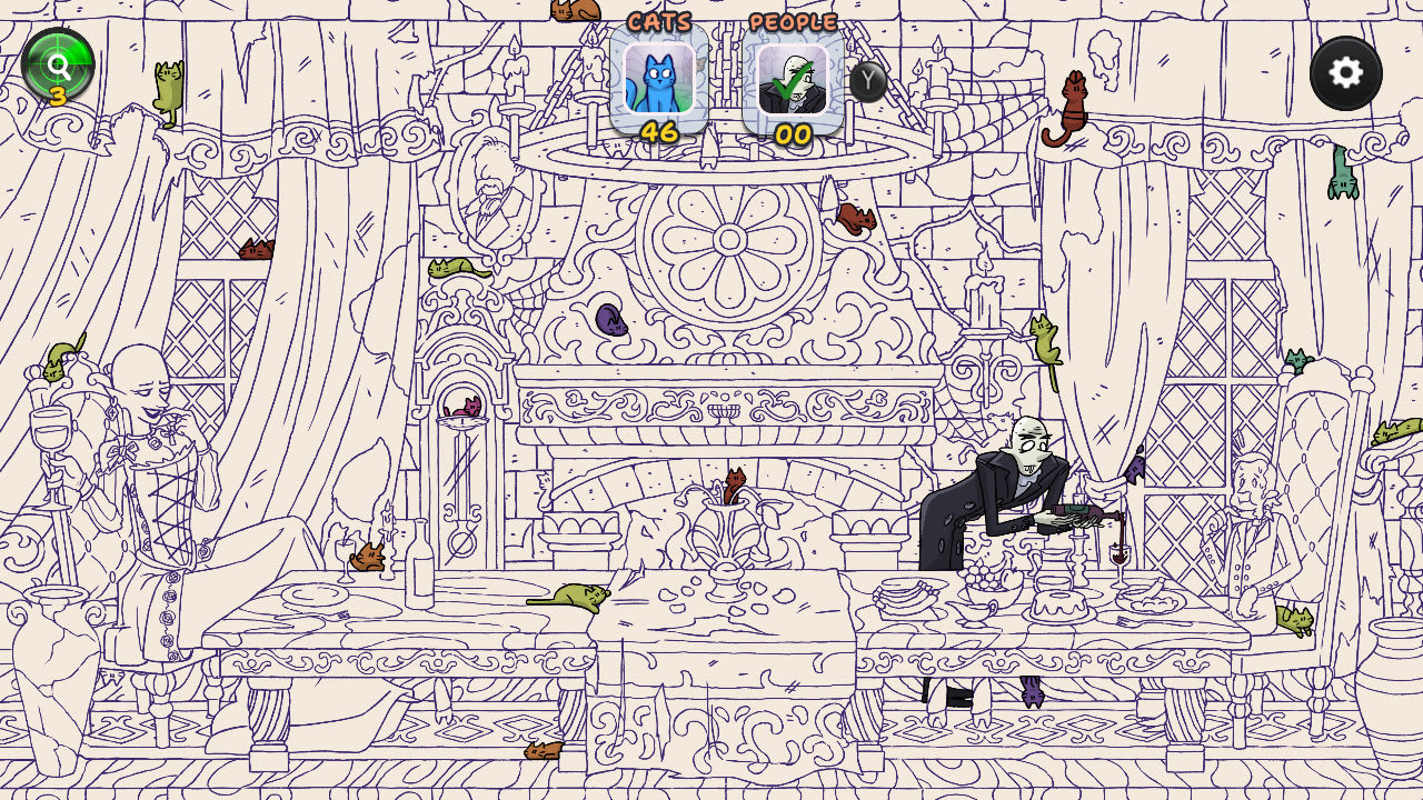 Hidden Cats in Spooky Village screenshot 2