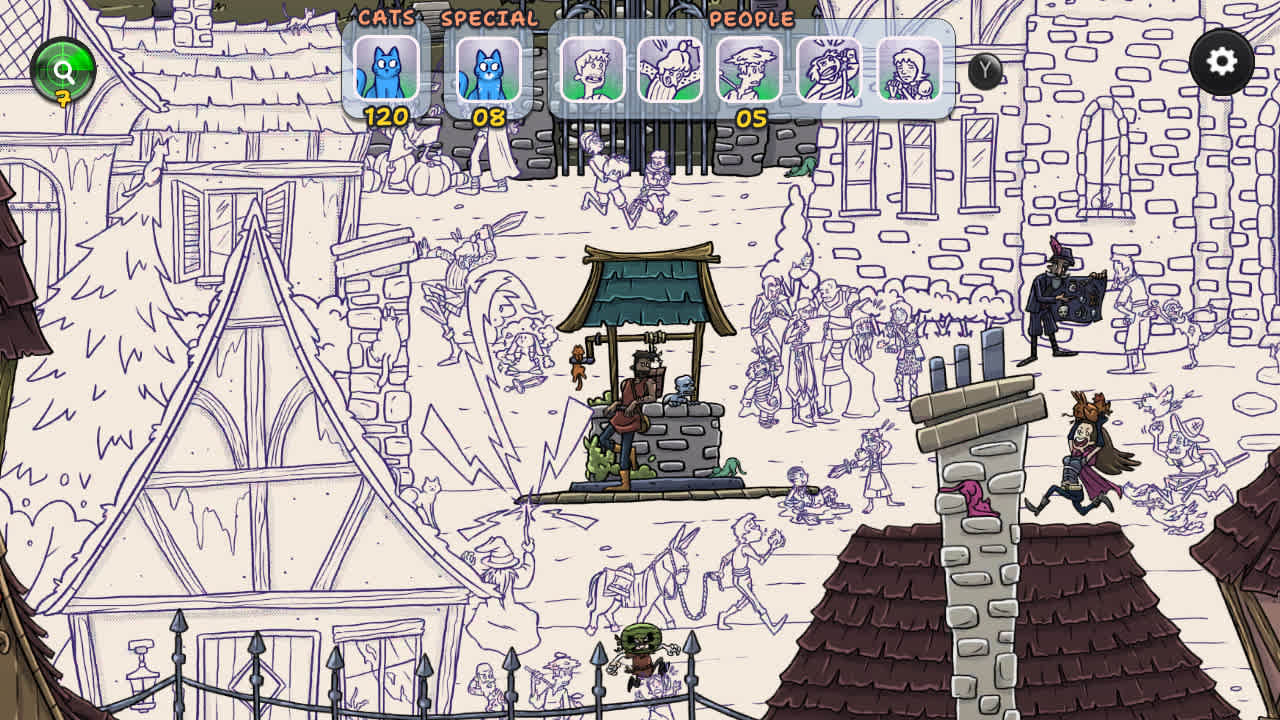 Hidden Cats in Spooky Village screenshot 1