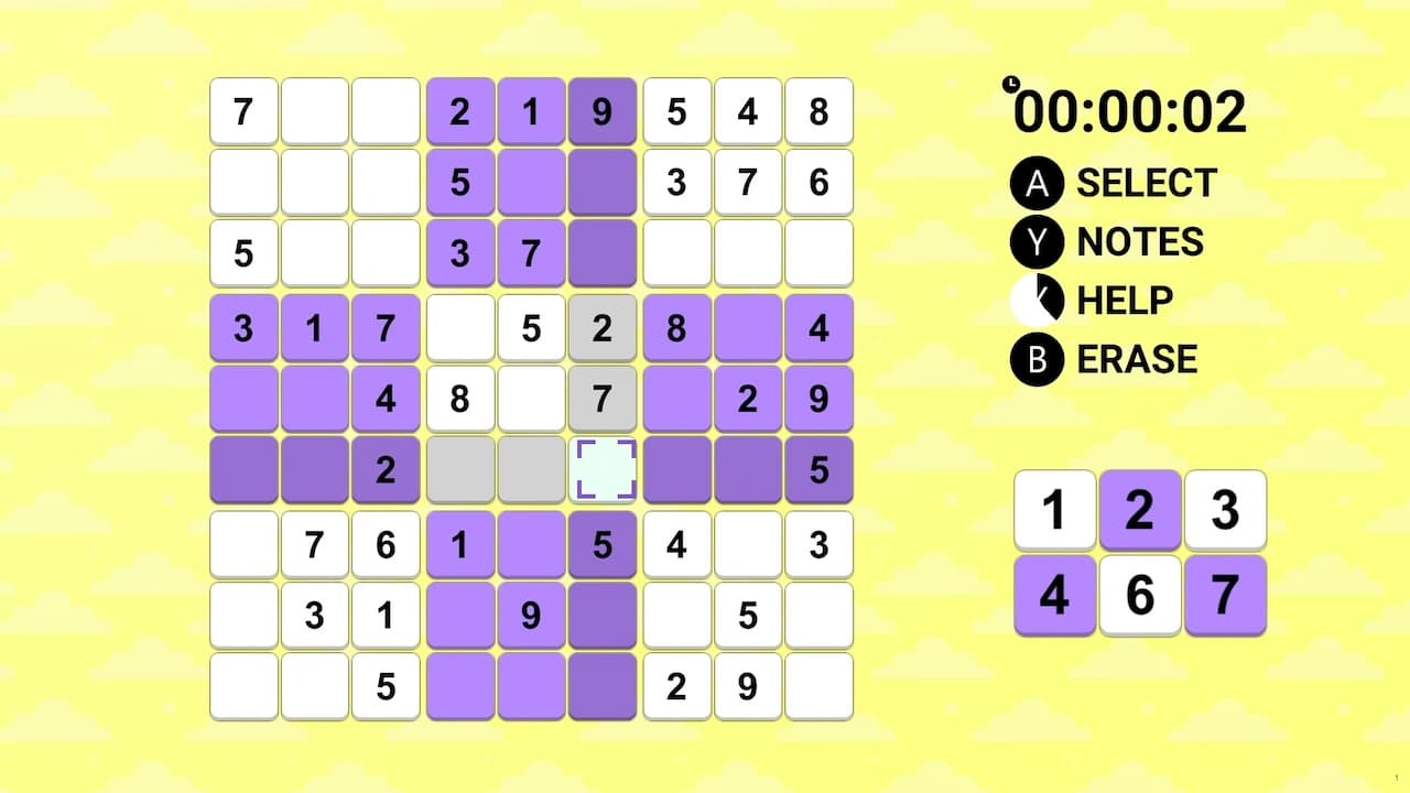 Sudoku screenshot 1