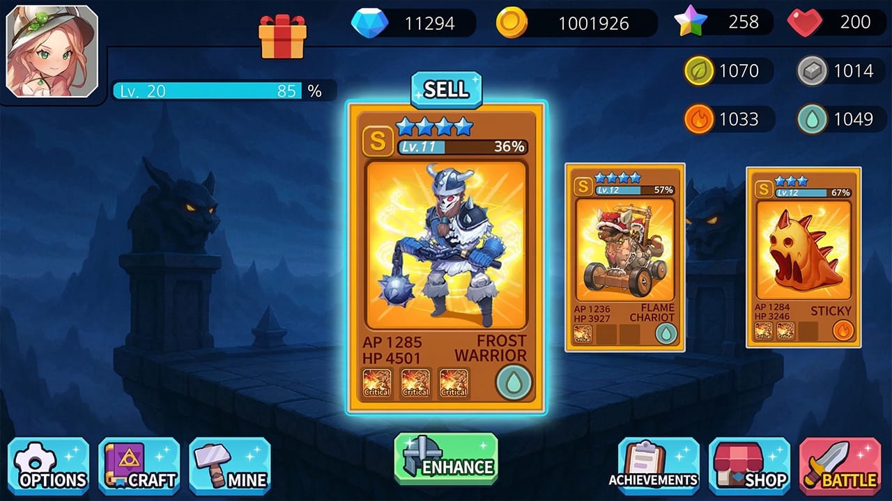 Tap Monster Duel screenshot 1