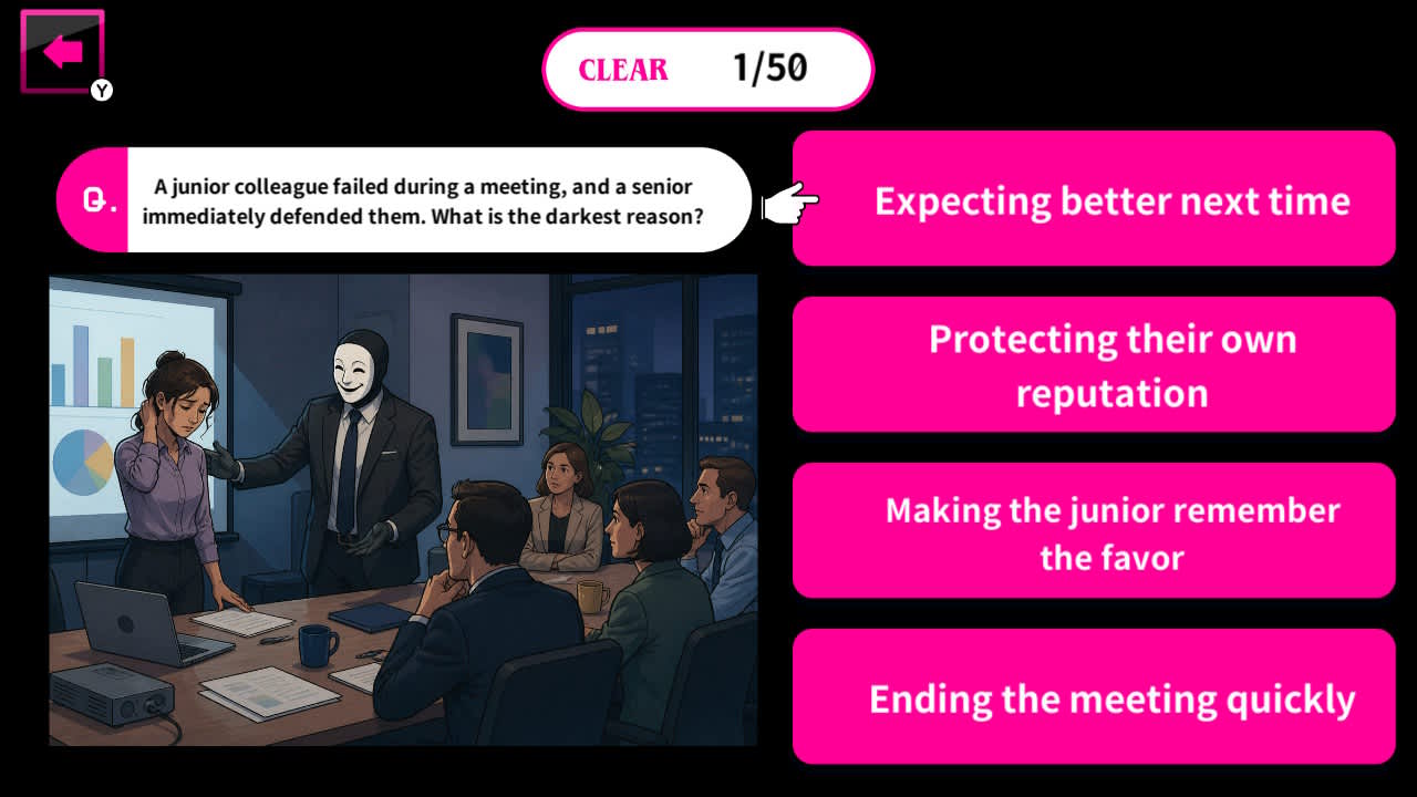 Psychopath Mind Quiz: Unmask Their Dark Nature screenshot 1