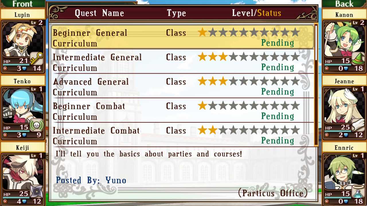 Class of Heroes: The Ultimate Trilogy screenshot 4