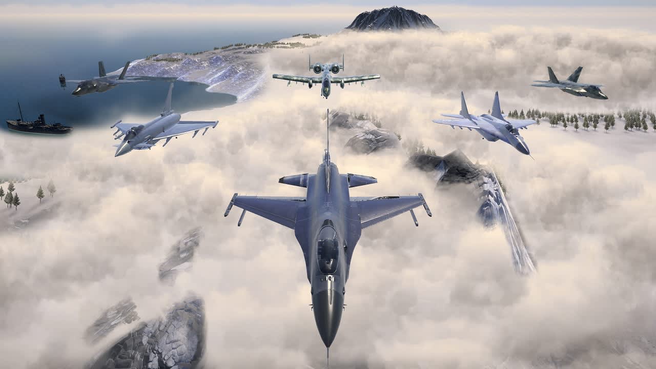 Airplane Flight Simulator Bundle: Combat Zone & Dangerous Landings screenshot 1