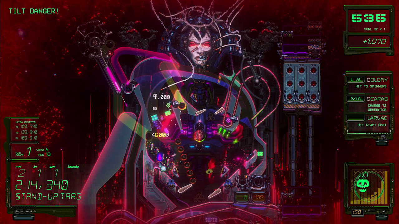 XENOTILT: HOSTILE PINBALL ACTION screenshot 1