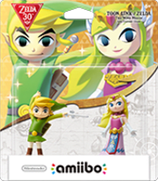 wind waker link and zelda amiibo