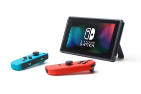 Nintendo Switch With Neon Blue And Neon Red Joy Con Nintendo Official Site