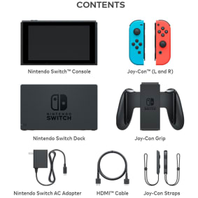 Nintendo Switch With Neon Blue And Neon Red Joy Con Nintendo Official Site