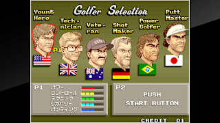 ACA NEOGEO BIG TOURNAMENT GOLF screenshot 1