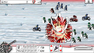 Paper Wars: Cannon Fodder Devastated screenshot 1
