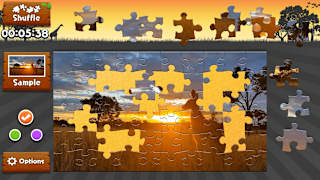 Animated Jigsaws: Wild Animals screenshot 1